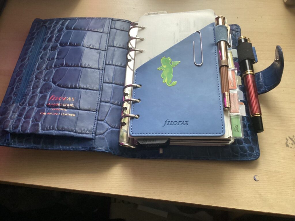 Ein Filofax-Dashboard